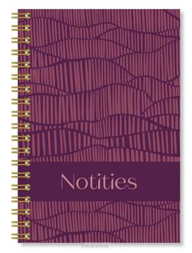 terdege-notitieboek-paars-incl-posters