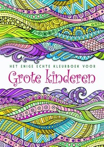 Enige echte kleurboek voor grote kindere